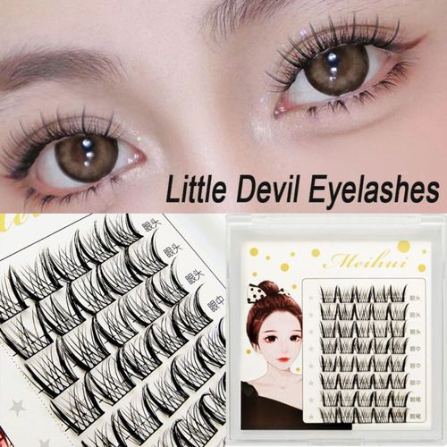 Faux-Cils Naturels Longs, Extension Capillaire Longue Durée, Volume Pré-Fait, Individuels, Greffage 