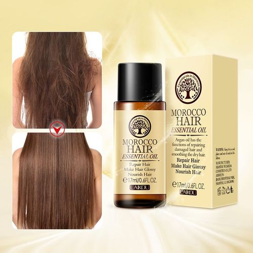 1pcs Marocaine Soin Des Cheveux Huile D'argan Pure Cheveux Huile Essentielle Pour Cheveux Secs D'allaitement Multifonctionnel Cheveux Produits De Soins Pour Femme 