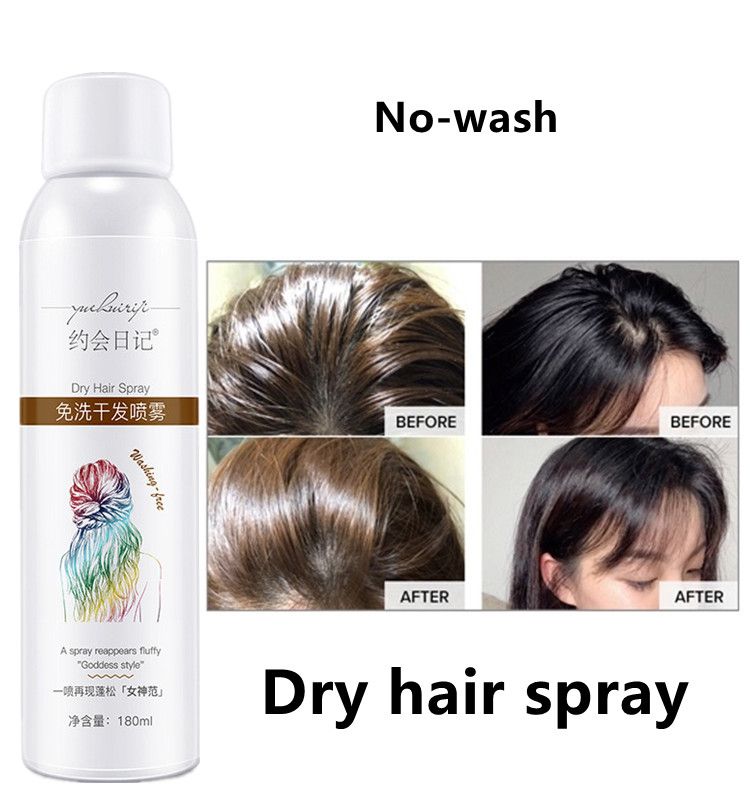 Grework Hair Fluffy Spray, Shampooing Sec, Volume Des Cheveux, Poudre Travaillait Fiante, Enlever L'huile, Sans Lavage, Soin Des Cheveux, 180ml 