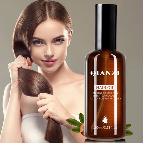 Huile Essentielle Pour Cheveux Secs Et Bouclés, Soin Capillaire Marocain De 100ml, Soin De Queue De Cheveux Doux, Anti-Irritabilité 
