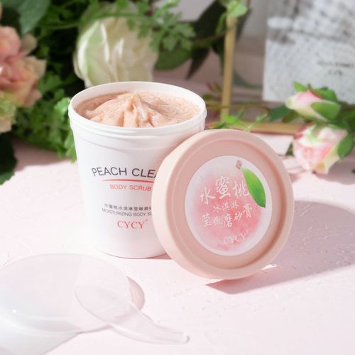 Crème Glacée À La Pêche, 200ml, Gommage Hydratant, Éclaircissant, Clair, Rajeunissement De La Peau, Exfoliant 