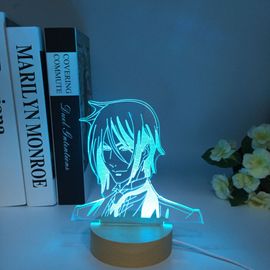 Scie À Chaîne En Bois 3d Led Makima, Néon, Dessin Animé Japonais, Chasseur Diable, Fille, Tronçonneuse, Décoration De Chambre