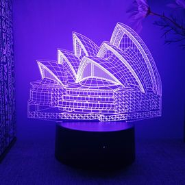 Lampe Néon 3d Au Toucher Rvb, Luminaire Décoratif D'intérieur, Idéal Pour Une Chambre À Coucher, Une Table De Chevet Ou Une Salle De Vacances, Drop Shipping