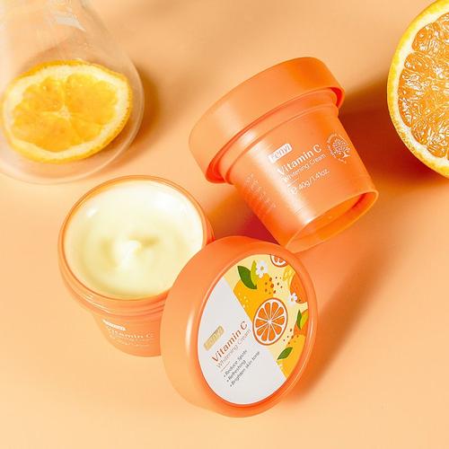 Crème Éclaircissante Pour La Peau À La Vitamine C, 40g, Crème Hydratante Pour Le Visage, Crevettes Croisées, Soins Cosmétiques, Livraison Gratuite 