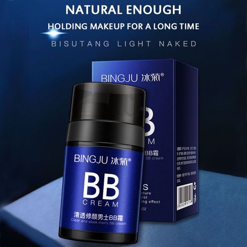 Crème Correctrice Bb Pour Hommes, Fond De Teint Transparent Et Élégant, Longue Durée, Hydratant, Blanchissant, Naturel, Éclaircissant, Soins Du Visage, 50g 