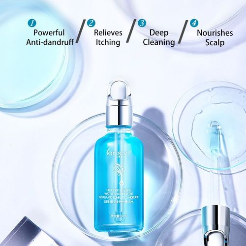 Traitement Des Cheveux, Dissolvant De Pellicules, Biotique, Essence De Massage Du Cuir Chevelu, Contrôle De L'huile, Améliore Les Démangeaisons, Les Frisottis, Soin Réparateur Des Cheveux, 50ml 