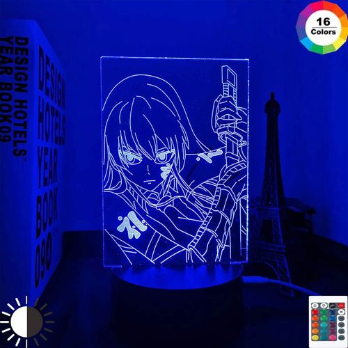 Lampe Led 3d Akame Ga Kill, Anime, Veilleuse Pour Chambre À Coucher, Cadeau D'anniversaire Pour Enfants, Lampe De Chevet