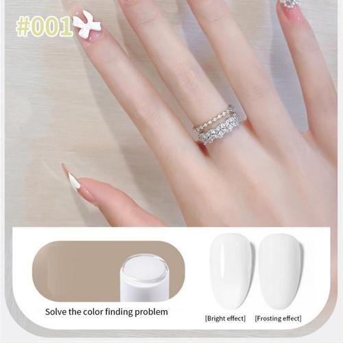 Base De Vernis À Ongles Semi-Permanent, 18g, Imbibée, Durable, Facile À Utiliser, Huile Végétale, Gomme, Nail Art, Nouveau 