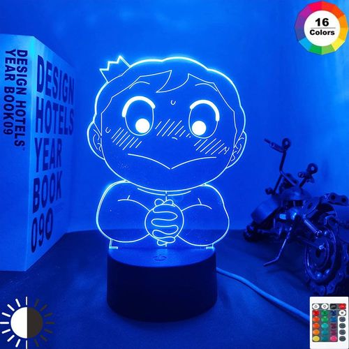 Lampe Led 3d À L'effigie Du Roi Prince Bojji, Luminaire Décoratif D'intérieur, Idéal Pour Une Chambre D'enfant Ou Comme Cadeau D'anniversaire