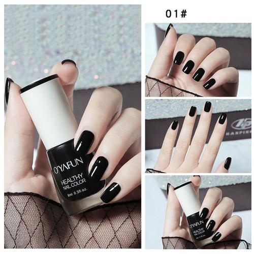 Vernis À Ongles Uv Semi-Permanent À Base D'eau, Gel Solide À Séchage Rapide, Colle À Ongles Indéchirable, Sans Cuisson, Peintures À Ongles 