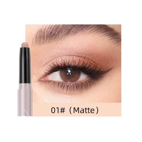 Bâton De Maquillage Multi-Usage, Stylo D'ombre À Paupières Mat À Paillettes, 12 Couleurs, Contour Des Yeux, Stylo Couché, Stylo De Ver À Soie, Cosmétiques 