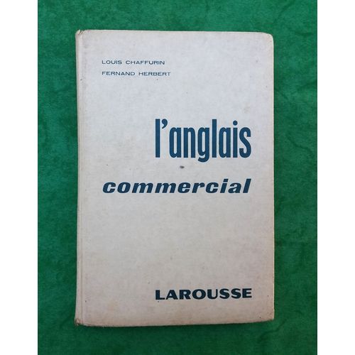 Anglais Commercial Herbert Fernand Chaffurin Louis 1959