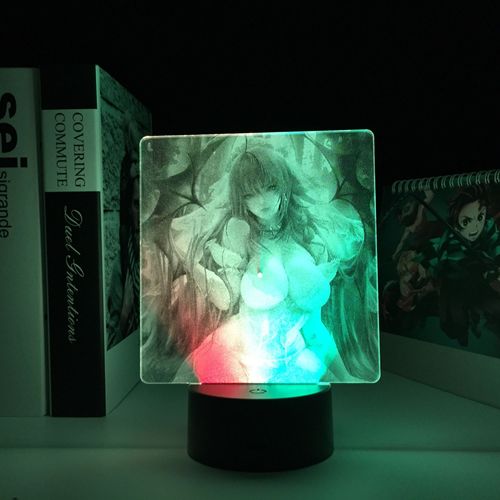 Jolie Fille Sexy Deux Tons Lampe Figure D'anime Led Veilleuse Pour Cadeau D'anniversaire 2 Chambre Colorée Décor Manga Led Lampe Dropship
