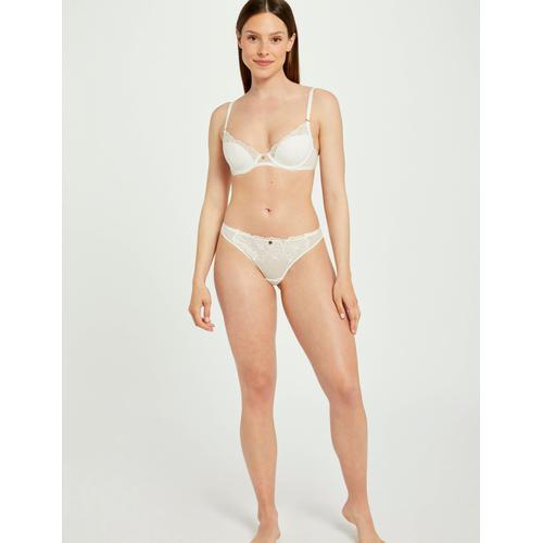 Tanga En Dentelle Ivoire Femme