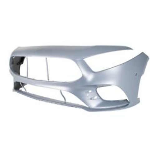 Pare-Chocs Avant Pour Mercedes Classe A Amg/Amg Line Depuis 2018 (W177), 5 Portes, Cache Crochet, Trous Radar, Trous Park Assist + Supports, Trou Caméra, Neuf À Peindre