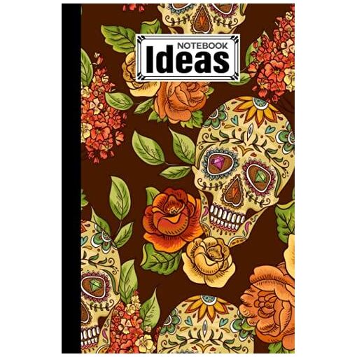 Ideas Notebook: Skull Cover Ideas Notebook, Ideas Journal/Mini Idea...