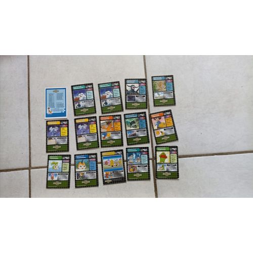 Digimon Lot De 15 Cartes