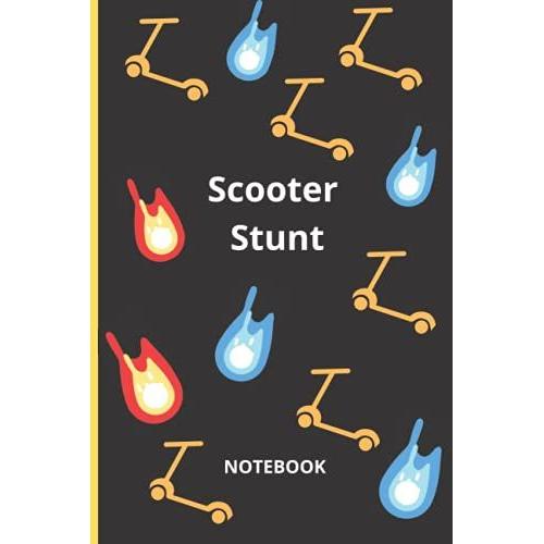 Scooter Stunt: Blank Notebook Journal For Scooter Rider | 100 Pages | 6x9 Inches | Matte Cover