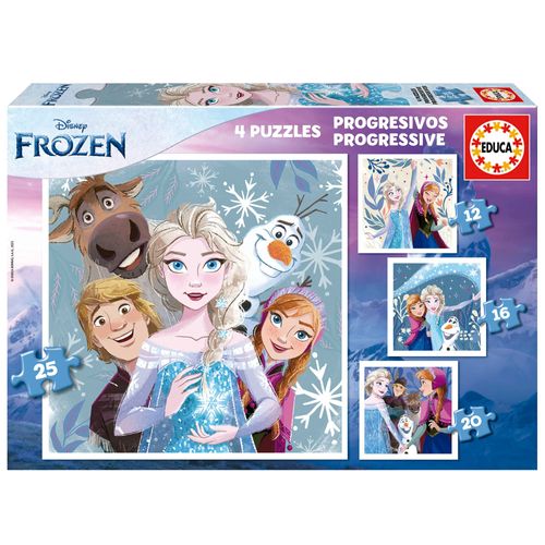 4 Puzzles Evolutifs La Reine Des Neiges