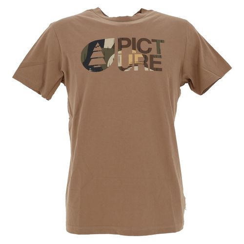 Tee Shirt Manches Courtes Picture Basement Arashi Tee Dark Stone Marron