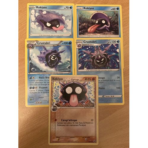 (2881) 3x Kokiyas + 2x Crustabri (Pokemon)