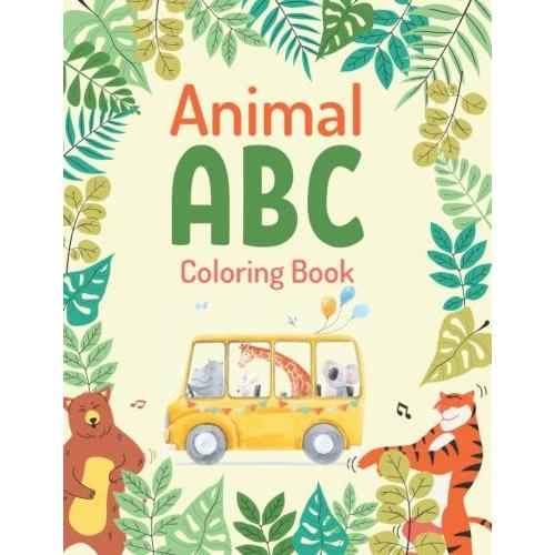 Animal Abc Coloring Book