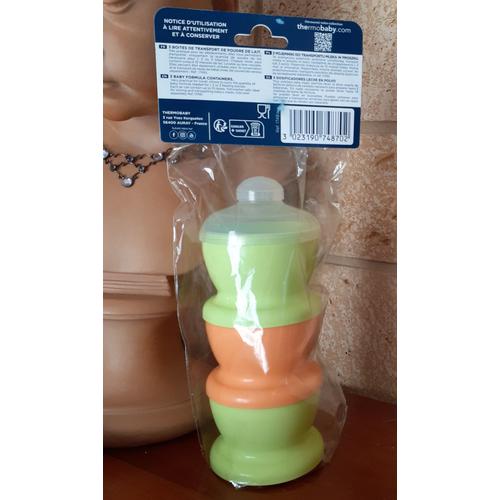 Thermobaby: Paquet De 3 Boîtes De Transport Pour Poudre De Lait*Sous Emballage