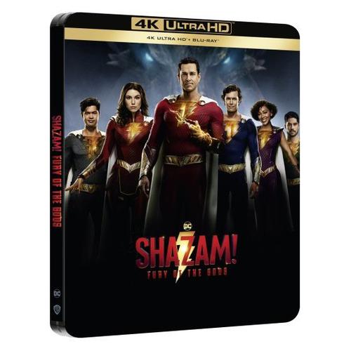 Shazam! La Rage Des Dieux - 4k Ultra Hd + Blu-Ray - Édition Boîtier Steelbook