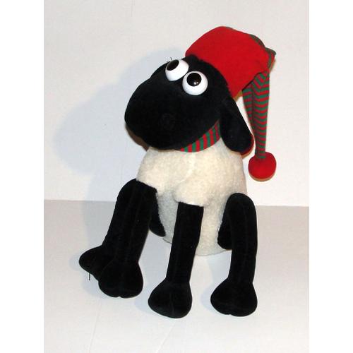 Peluche Shaun Le Mouton Wallace Et Gromit Famosa Grand Format Assis 39 Cm