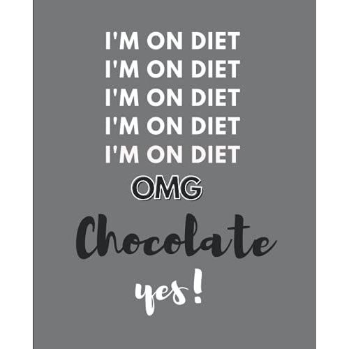 Diabetes Journal For Women: Funny Blood Sugar Log Book For Women | Daily Diabetic Glucose Tracker Journal Book For Type 1 And Type 2 With Space For 100 Week ( Gift For Chocolate Lover )