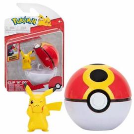 Figurine Pokémon avec pokéball 13cm | Temple du Jouet