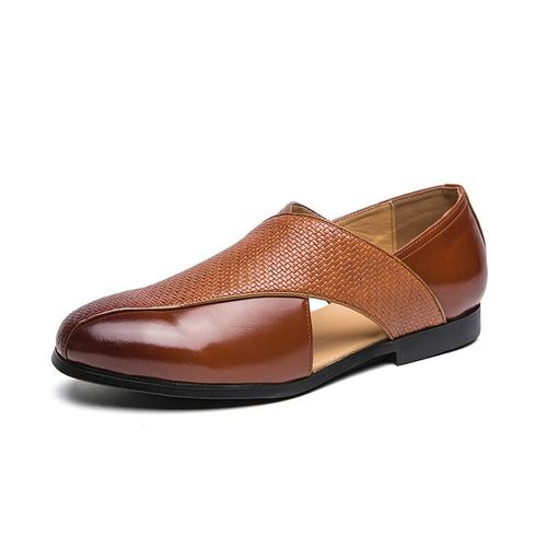 Chaussures Mocassins Habnommée Découpés En Relief Pour Hommeschaussures Provoqué De Bureau De Travail