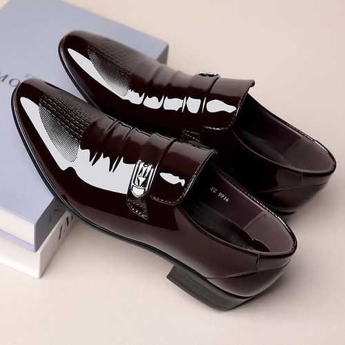 Chaussures Chaussures En Cuir Verni Enfiler Pour Hommeschaussures Oxford Décontractéesmocassin Pailletteschaussures Pour Hommeschaussures Parker Pointues