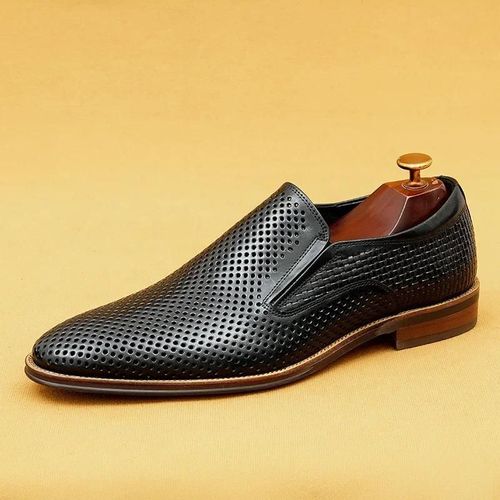 Chaussures Chaussures En Cuirvidées Pour Hommesmocassins Enfilerchaussures Décontractéessemelle Souplerespirantparker Rondchaussures Provoqué Britanniquesété