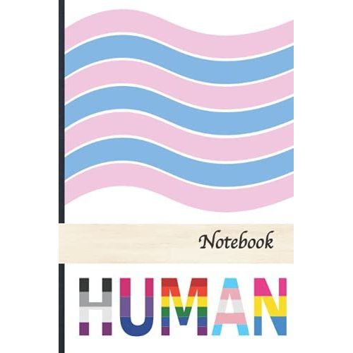 Notebook: Transexual Flag 6x9 College Ruled Journal 150 Pages (Lgbtqia+ Pride)