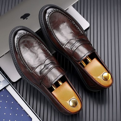 Chaussures De Luxe En Cuir Group Pour Homme,Mocassins Classiques Faits À La Main,Confortables Et Formelles,38-44