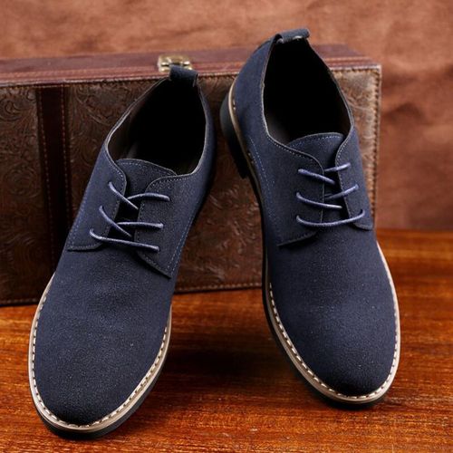 Chaussures Baskets En Daim Lacets Pour Hommechaussures Oxford Noiresplatesrespirantesconfortables Et Décontractéesà La Modepour Automne