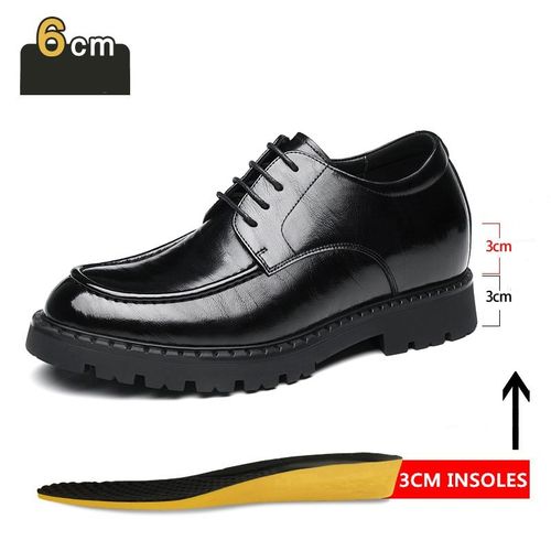 Chaussures Chaussures Rehaussantes Respirantes En Cuir Véritable Pour Hommeschaussures Plateformedécontractéluxeaffairesmâleplus Grand86cm