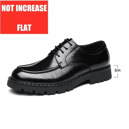 Chaussures Chaussures Rehaussantes Respirantes En Cuir Véritable Pour Hommeschaussures Plateformedécontractéluxeaffairesmâleplus Grand86cm