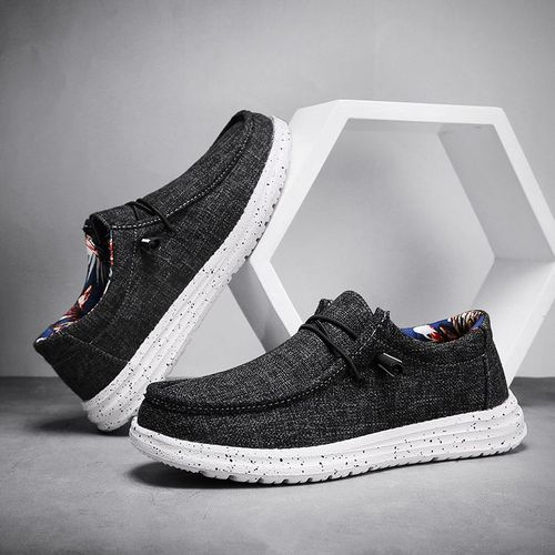 Chaussures Chaussures En Toile Pour Hommesmocassins Légerssemelle Souplerespirantsà Enfilerchaussures De Marche Décontractéesgrandes Tailles