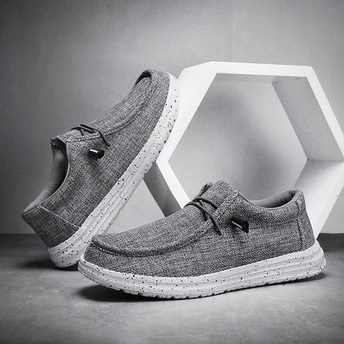 Chaussures Chaussures En Toile Pour Hommesmocassins Légerssemelle Souplerespirantsà Enfilerchaussures De Marche Décontractéesgrandes Tailles