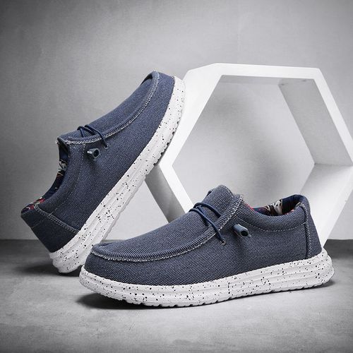 Chaussures Chaussures En Toile Pour Hommesmocassins Légerssemelle Souplerespirantsà Enfilerchaussures De Marche Décontractéesgrandes Tailles