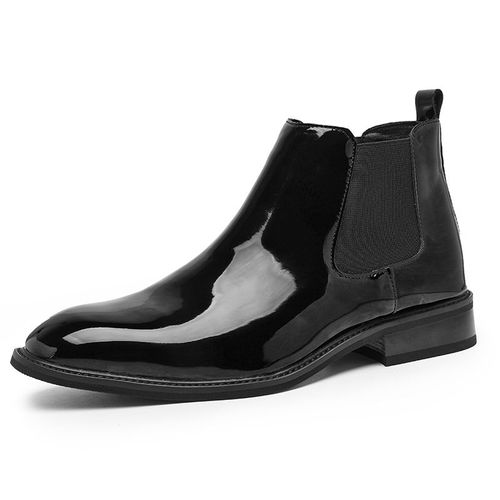 Chaussures Provoqué En Cuir À Paillettes Pour Hommes,Bottes Rouges À Enfiler,Parker Pointu,Grande Taille 46,Mode Classique,2024