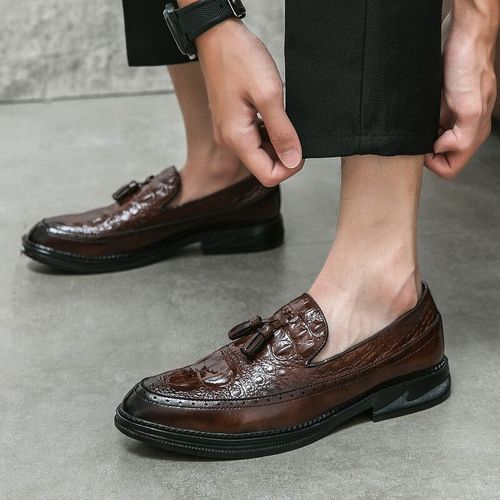 Chaussures Mocassins Fond Optique Pointu Pour Hommesmocassins De Conduite Confortableschaussures De Mariagechaussures Décontractées Socialespomponald On