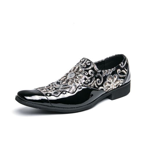Chaussures Waertamocassins En Cuir Imprimé De Style Britannique Pour Hommeschaussures Décontractées Respiranteschaussures Enfilerrendezvousconduitefêtetendances De La Mode