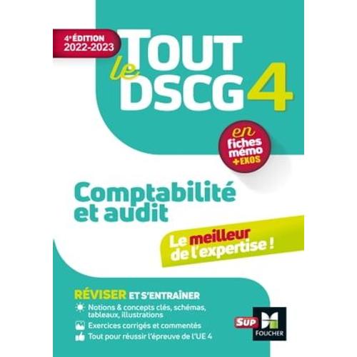 Tout Le Dscg 4 - Comptabilité Et Audit - Révision Et Entraînement