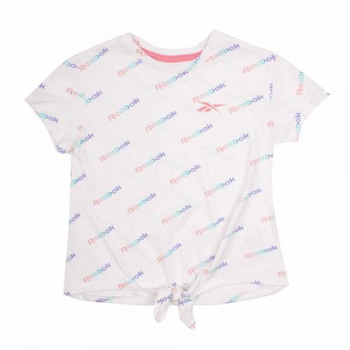 Tee Shirt Blanc B4612rg 7-12 Ans Enfant Reebok