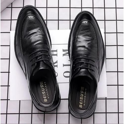Chaussures Chaussures Provoqué En Cuir Véritable Pour Hommeschaussures Formelles Oxfords Pour Hommesmocassins D'affaireshaute Qualitézapatos Zones Bre