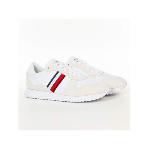 Basket Tommy Jeans Colour Flag Blanc