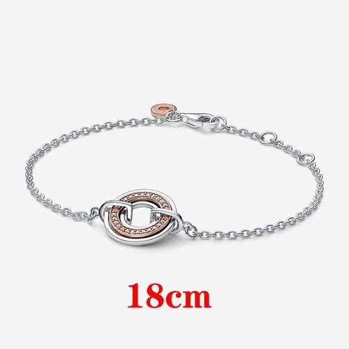 Ensemble De Bijoux En Argent Regardé 2024 Pour Femme,Bracelet,Collier,Bague,Boucles D'oreilles,Breloque En Or Rose,Cadeau ,,925